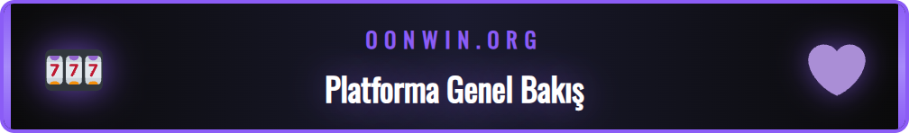 Onwin giriş platformunun ana arayüzü ve oyun seçenekleri.