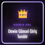 Bir kullanıcının laptop ekranında Onwin güncel giriş Tumblr sayfasını aratması.