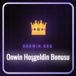 Onwin Hoşgeldin Bonusu kampanyasının detaylarını gösteren afiş.